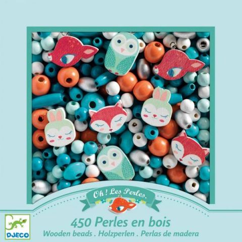 PERLAS DE MADERA PEQUEÑOS ANIMALES