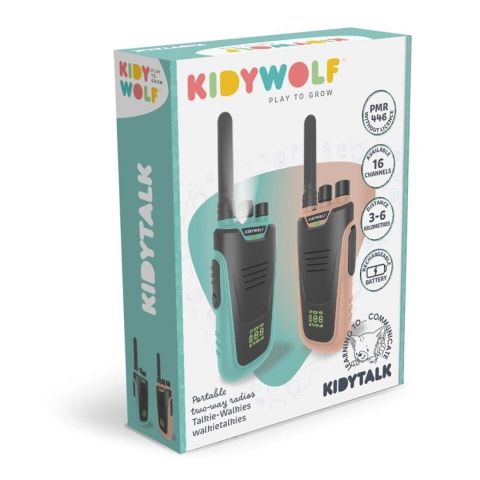 KIDYTALK WALKIE-TALKIE NATURAL-CIAN