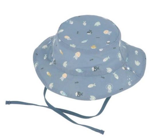 GORRO REVERSIBLE FISHES T.M 18-36 MESES