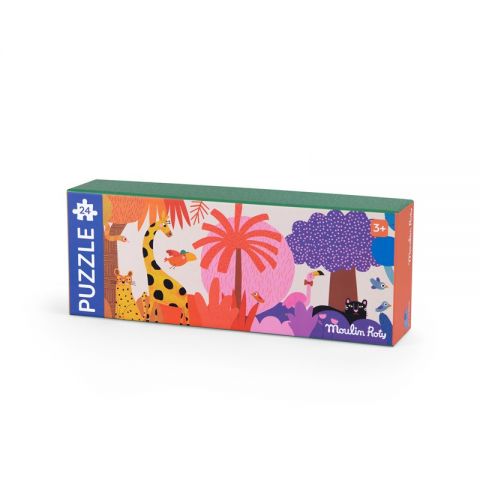 PUZZLE LA JUNGLA ARCO IRIS 24P