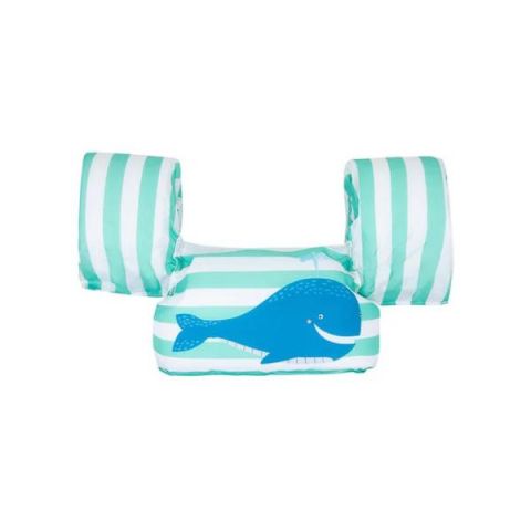 PUDDLE JUMPER BALLENA RAYAS VERDES 2-6 AÑOS