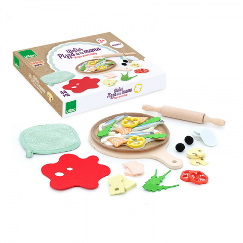 SET PIZZA DE LA MAMA MADERA