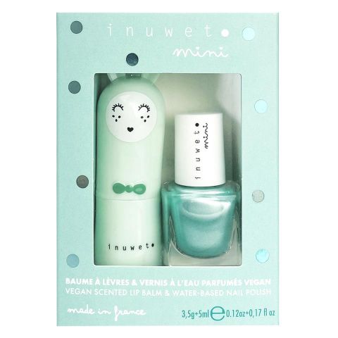 SET LABIAL + ESMALTE UÑAS MANZANA