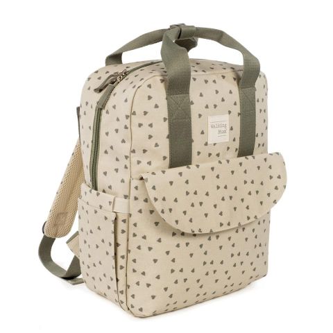 MOCHILA CORAZONES POPPY MUSGO