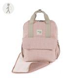 MOCHILA VICHY ROSA 